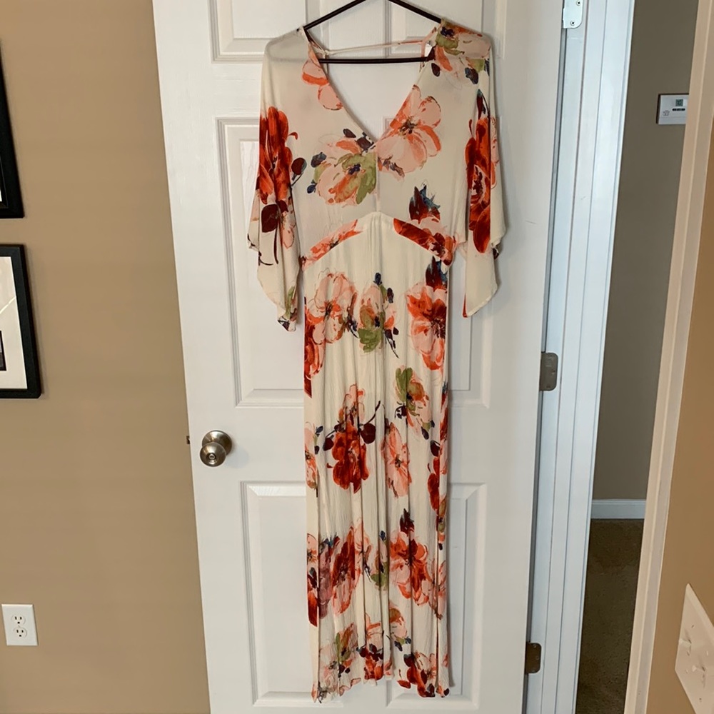 The Room backless floral dress